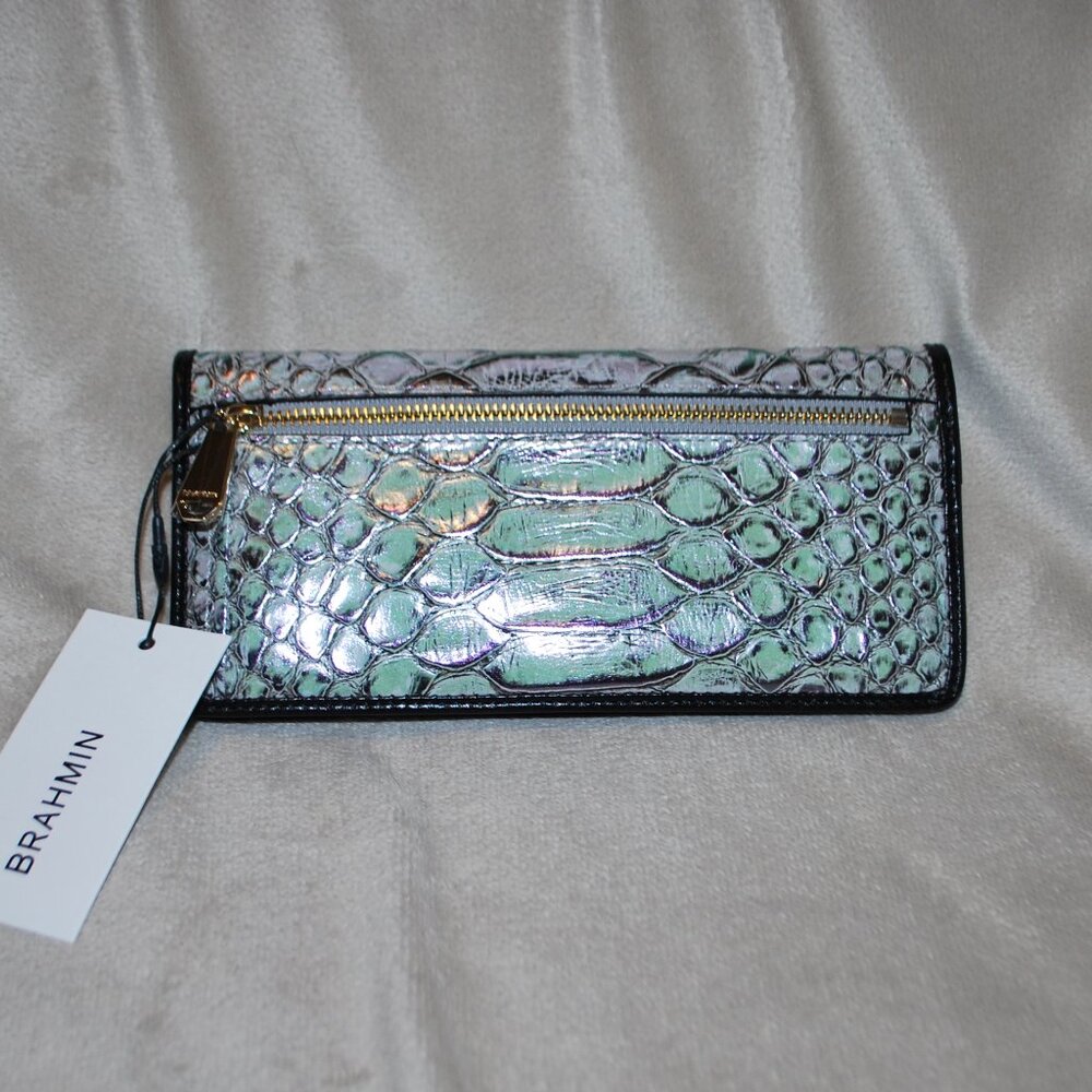 NWT Brahmin Small Caroline & Ady Wallet in Mulberry Potion - Picture 10 of 11
